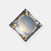 Serviette En Papier Cadres de Noël Napkin (Coin)