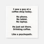 Serviette En Papier Café (Devant)