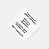 Serviette En Papier Café (Coin)