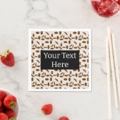 Serviette En Papier Café (En situation)