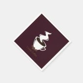 Serviette En Papier Café (Coin)