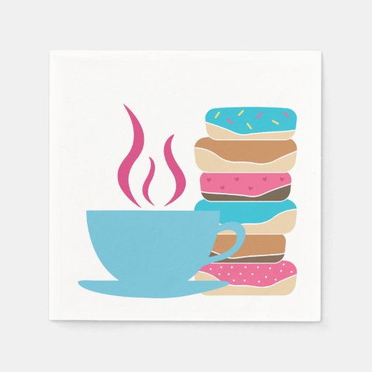 Serviette En Papier Café (Devant)