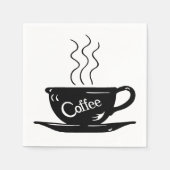 Serviette En Papier Café (Devant)