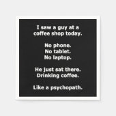 Serviette En Papier Café (Devant)