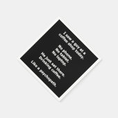 Serviette En Papier Café (Coin)