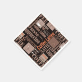 Serviette En Papier Café (Coin)