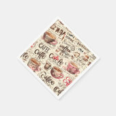 Serviette En Papier Café (Coin)