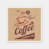 Serviette En Papier Café (Devant)