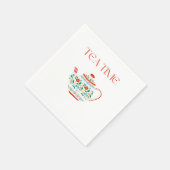 SERVIETTE EN PAPIER CAFÉ À THÉ (Coin)