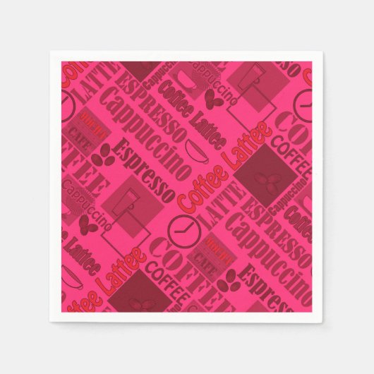 Serviette En Papier Café aimant (Devant)