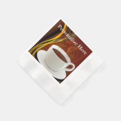 Serviette En Papier Café Art (Coin)