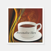 Serviette En Papier Café Art (Devant)