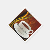 Serviette En Papier Café Art (Coin)