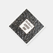 Serviette En Papier Café-Bar personnalisé Serviettes personnalisées (Coin)