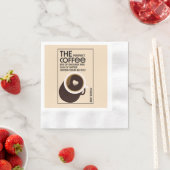 Serviette En Papier Café Barista (En situation)