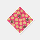 Serviette En Papier Café et cookies (Coin)