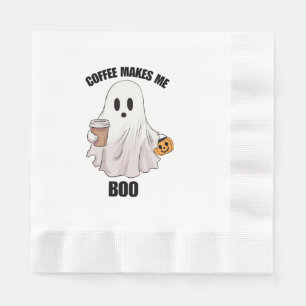 Serviette En Papier Café fantôme Halloween drôle