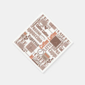 Serviette En Papier Café favori (Coin)