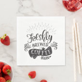 Serviette En Papier Café fraîchement préparé (En situation)