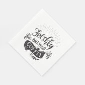 Serviette En Papier Café fraîchement préparé (Coin)
