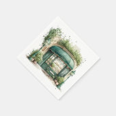 Serviette En Papier Café français esthétique, Vintage, (Coin)