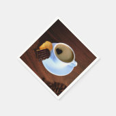 Serviette En Papier Café ? Fumée en forme de coeur (Coin)