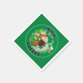 Serviette En Papier Café Irlandais - Un Elixir. (Coin)