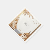 Serviette En Papier Café italien Sorrento Fête des mariées Décontracté (Coin)