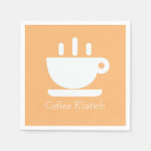 Serviette En Papier Café Klatsch Peach (Devant)