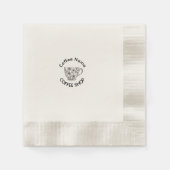 Serviette En Papier Café Obsessionnel Cute Barista (Devant)