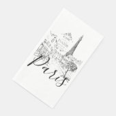 Serviette En Papier Café Paris (Coin)