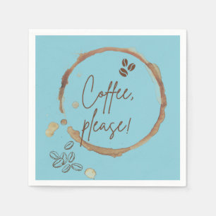 Serviette En Papier Café s'il vous plaît