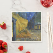 Serviette En Papier Café Terrasse par Vincent Van Gogh (En situation)