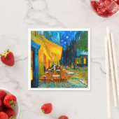 Serviette En Papier Café Van Gogh Terrasse en soirée (En situation)