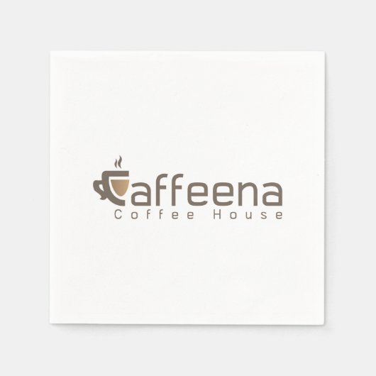 Serviette En Papier Caffeena (Devant)