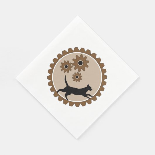 Serviette En Papier cage à moteur pour chien avec roues (Coin)