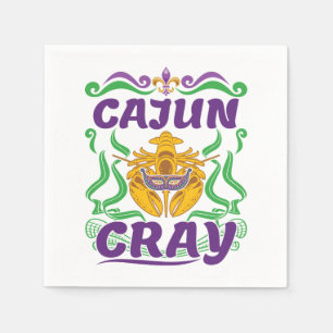 Serviette En Papier Cajun Cray Crawfish Boil Louisiane Nouvelle-Orléan