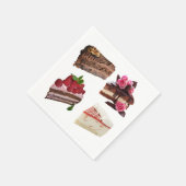 Serviette En Papier Cake Lovers Delicious Desserts Quirky (Coin)