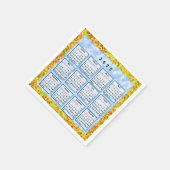 Serviette En Papier Calendrier de l'année 2025 (Coin)