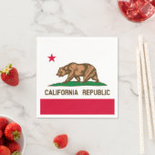 Serviette En Papier Californie (En situation)