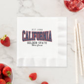 Serviette En Papier Californie 3D (En situation)