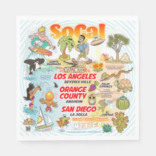 Serviette En Papier Californie du Sud