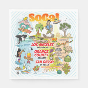 Serviette En Papier Californie du Sud