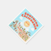 Serviette En Papier Californie du Sud (Coin)