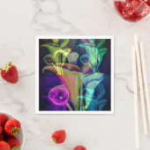 Serviette En Papier Calla Lillies (En situation)