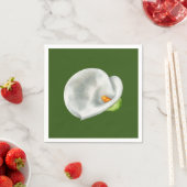 Serviette En Papier Calla Lilly (En situation)