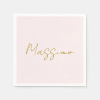 Calligraphie élégante de couleur or et pastel Nom