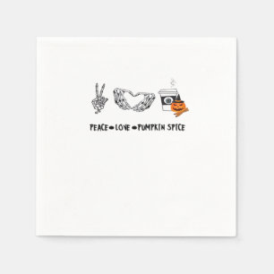 Serviette En Papier Calme Et Épices Citrouilles, Classe Skeletons Hall