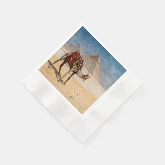 Serviette En Papier Camel aux Pyramides (Coin)
