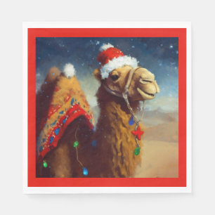 Serviette En Papier Camel de Noël 3